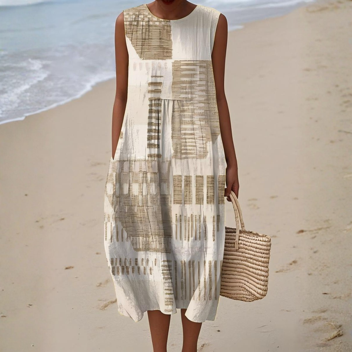 Helenaâ„¢ | Artistic Print Summer Dress