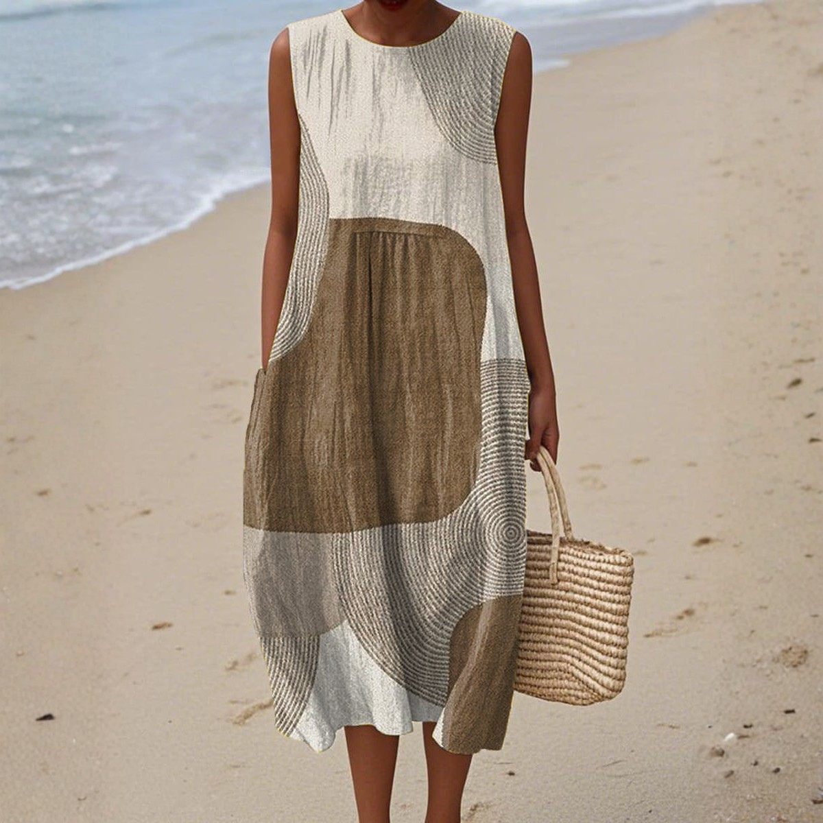Helenaâ„¢ | Artistic Print Summer Dress