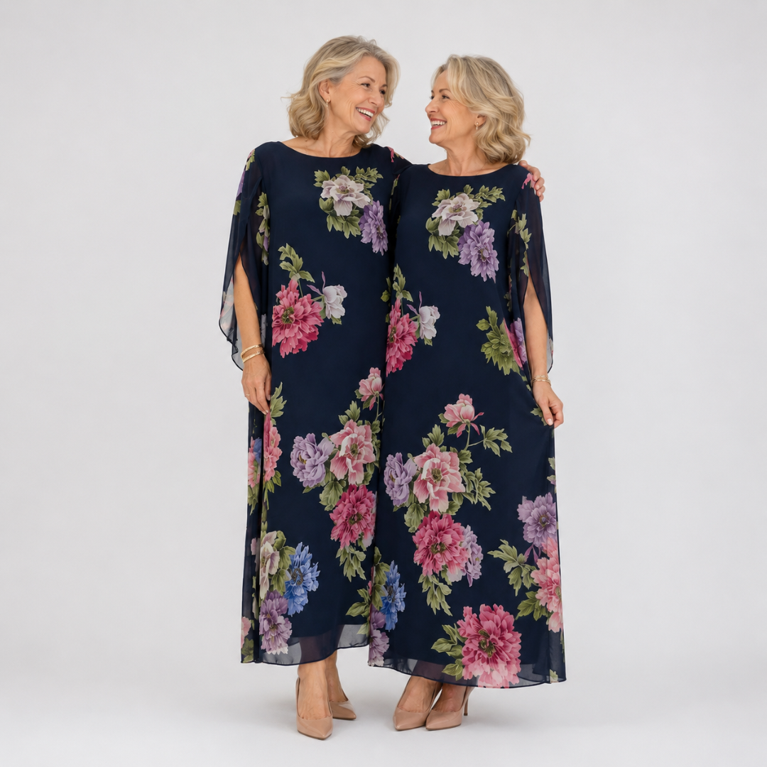 Elowenâ„¢ | Midnight Bloom Maxi Dress