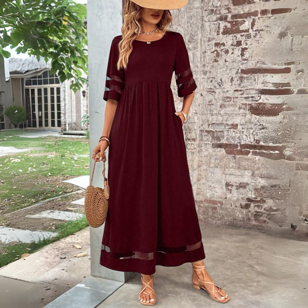 Aubreyâ„¢ | Flattering Tummy-Smoothing Midi Dress