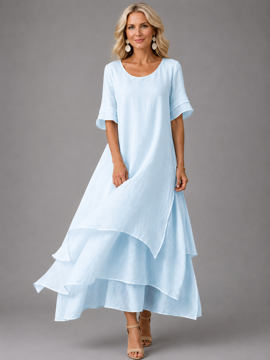 Lioraâ„¢ | Flowing Grace Maxi Dress