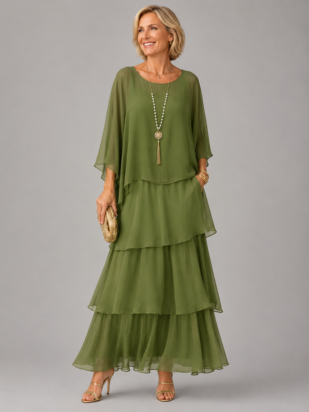 Laraâ„¢ | Elegant Flowing Maxi Dress