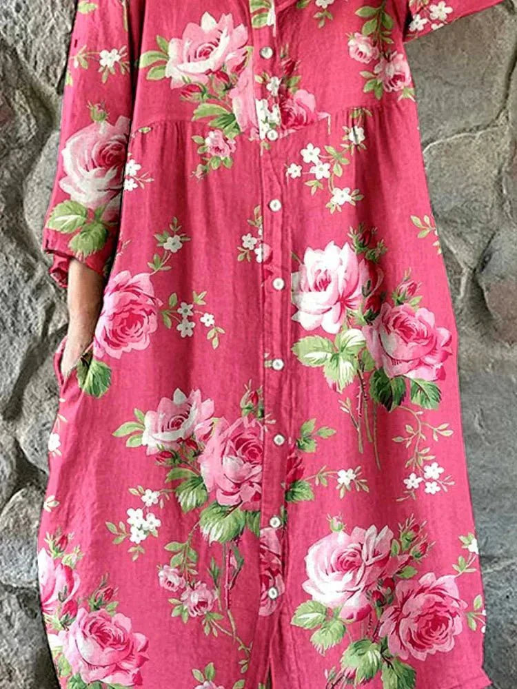 Maddie | Art Floral Dress