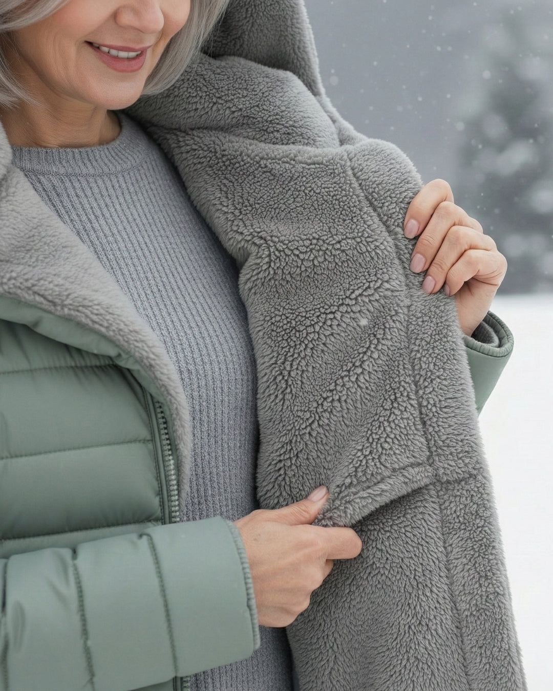 Clair | Puffer jacket lined with fleece